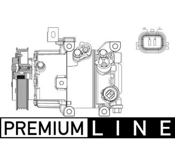 Kompresor, klimatizace MAHLE ACP 631 000P