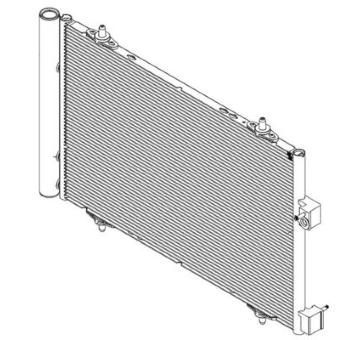 Kondenzátor klimatizácie MAHLE AC 39 000P