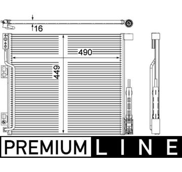 Kondenzátor, klimatizace MAHLE AC 570 000P