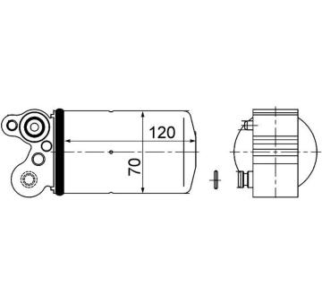 Susarna, klimatizace MAHLE AD 101 000S