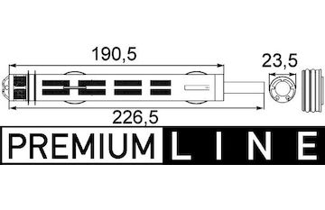 Sušárna, klimatizace MAHLE AD 185 000P