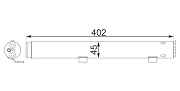 Susarna, klimatizace MAHLE AD 285 000S