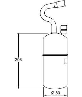 Susarna, klimatizace MAHLE AD 34 000S