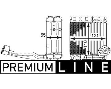 Výparník, klimatizace MAHLE AE 115 000P