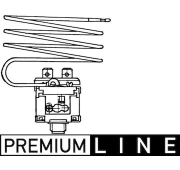 Teplotní spínač, ventilátor-klimatizace MAHLE ASW 46 000P