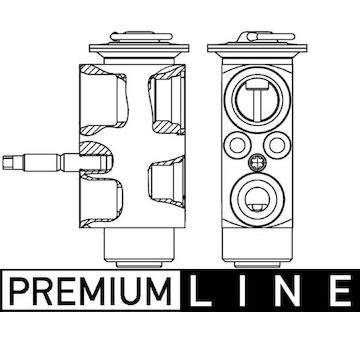 Expanzní ventil, klimatizace MAHLE AVE 113 000P
