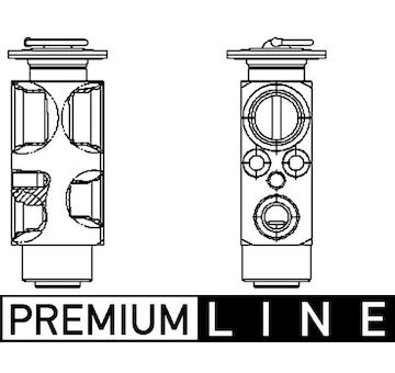 Expanzní ventil, klimatizace MAHLE AVE 132 000P