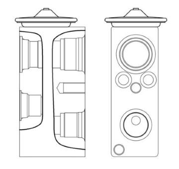 Expanzný ventil klimatizácie MAHLE AVE 3 000S