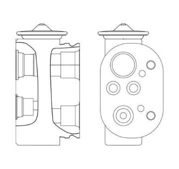 Expanzní ventil, klimatizace MAHLE AVE 4 000S