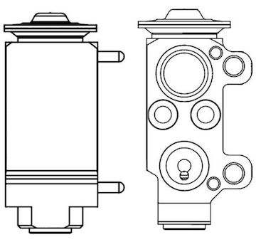 Expanzní ventil, klimatizace MAHLE AVE 56 000P