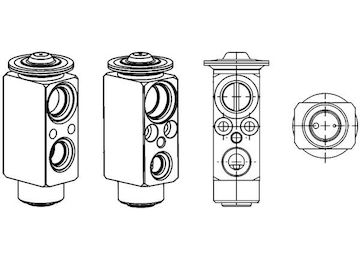 Expanzní ventil, klimatizace MAHLE AVE 68 000P