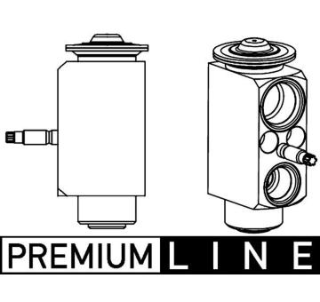 Expanzní ventil, klimatizace MAHLE AVE 74 000P