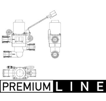 Magnetventil, klimatizace MAHLE AVS 2 000P