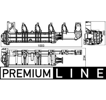 Chladič, recirkulace spalin MAHLE CE 13 000P