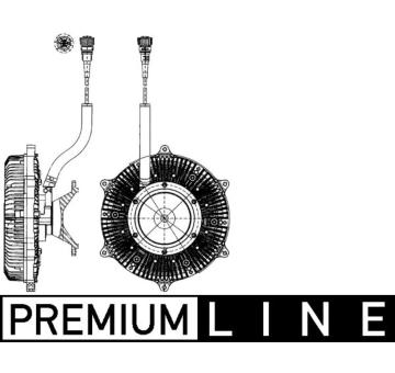 Spojka, větrák chladiče MAHLE CFC 216 000P