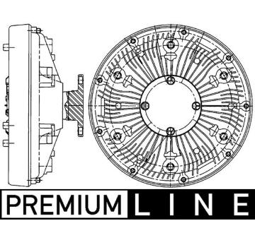 Spojka, větrák chladiče MAHLE CFC 222 000P