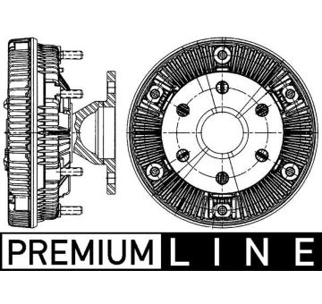 Spojka, větrák chladiče MAHLE CFC 225 000P