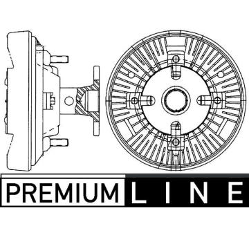 Spojka, větrák chladiče MAHLE CFC 231 000P