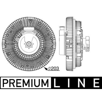 Spojka, větrák chladiče MAHLE CFC 247 000P