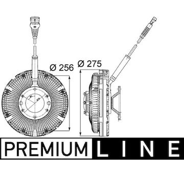 Spojka, větrák chladiče MAHLE CFC 97 000P