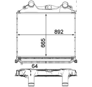 Chladič turba MAHLE CI 121 000P