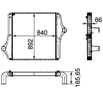 Chladič turba MAHLE CI 127 000P