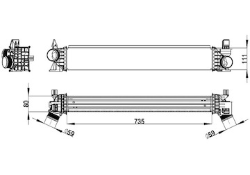 Chladič turba MAHLE CI 148 000P