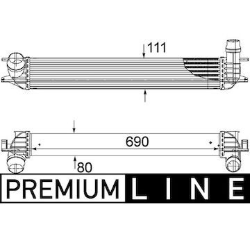 Chladič turba MAHLE CI 155 000P