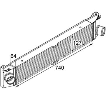Chladič turba MAHLE CI 158 000P