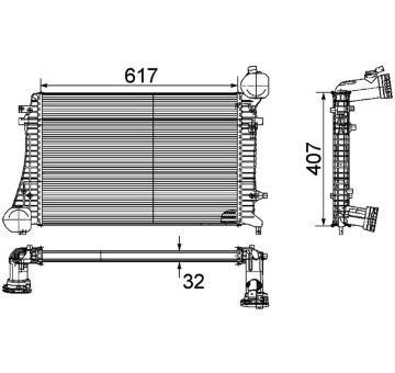 Chladič turba MAHLE CI 162 000P