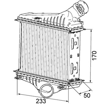 Chladič turba MAHLE CI 163 000P