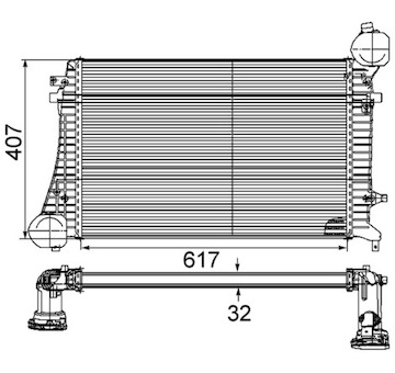 chladič turba MAHLE CI 164 000P