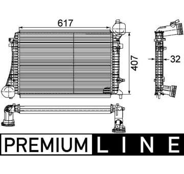 Chladič turba MAHLE CI 166 000P