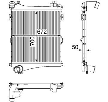 Chladič turba MAHLE CI 179 000P