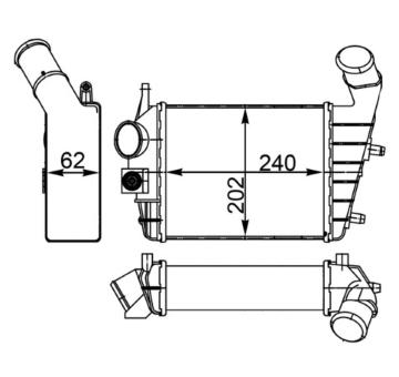 chladič turba MAHLE CI 195 000S