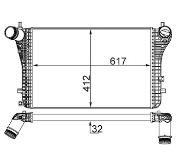 Chladič turba MAHLE CI 207 000S