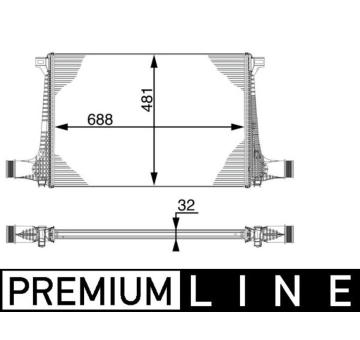 Chladič turba MAHLE CI 220 000P