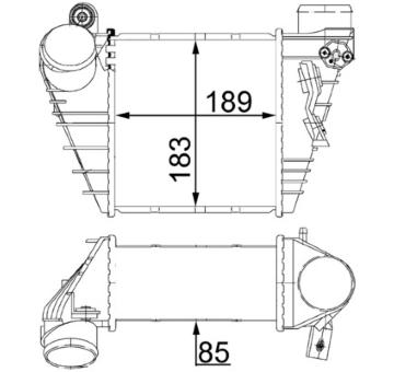 chladič turba MAHLE ORIGINAL CI 22 000S