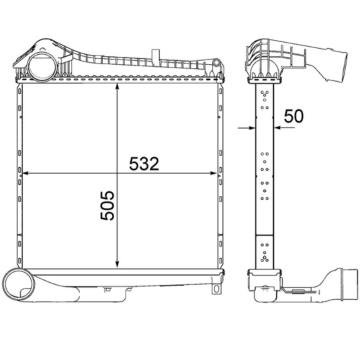 Chladič turba MAHLE CI 236 000P