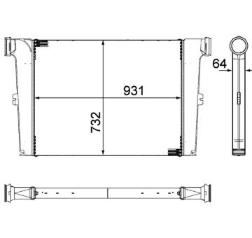 Chladič turba MAHLE CI 240 000P