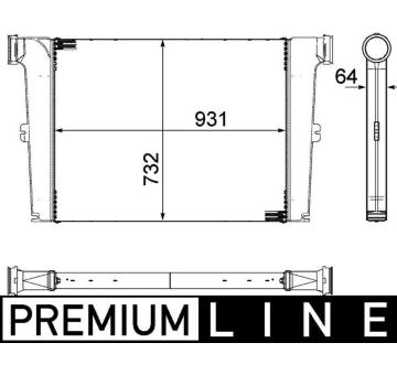 Chladič turba MAHLE CI 240 000P