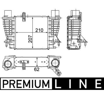 Chladič turba MAHLE CI 264 000P