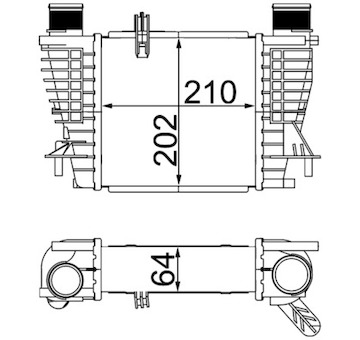 Chladič turba MAHLE CI 264 000S