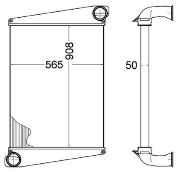 Chladič turba MAHLE CI 276 000P