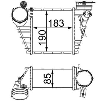 Chladič turba MAHLE CI 299 000S