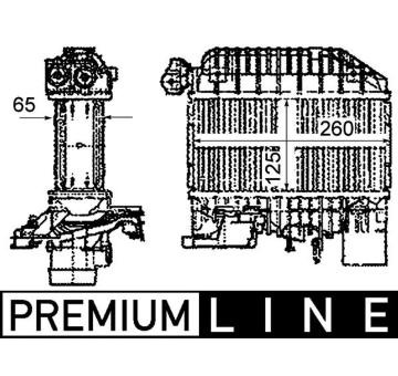 Chladič turba MAHLE CI 303 000P