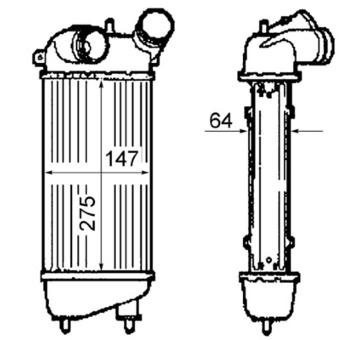 chladič turba MAHLE ORIGINAL CI 309 000P