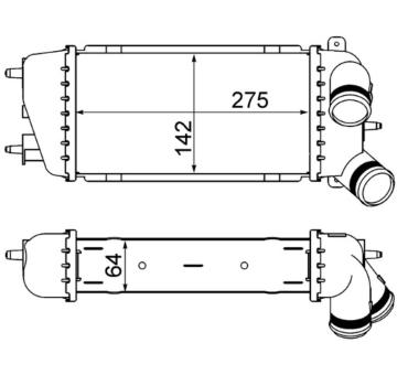 chladič turba MAHLE ORIGINAL CI 309 000S