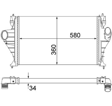 chladič turba MAHLE CI 321 000S