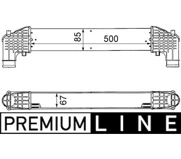 Chladič turba MAHLE CI 345 000P